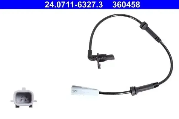 Ate Right Handr Abs Sensor Dacia Logan Ii / Sandero (12-) | 24.0711.6327.3 | Euro Car Parts