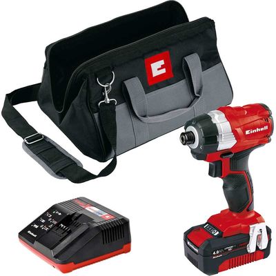 Einhell TE-CI 18 Li BL 18v Cordless Brushless Impact Driver 1 x 4ah Li-ion Battery Charger Bag