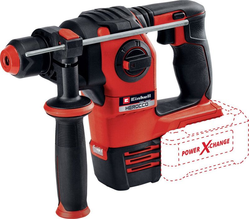 Einhell 4513900 Herocco Brushless Sds Plus Rotary Hammer 18V Bare Unit - Image 1