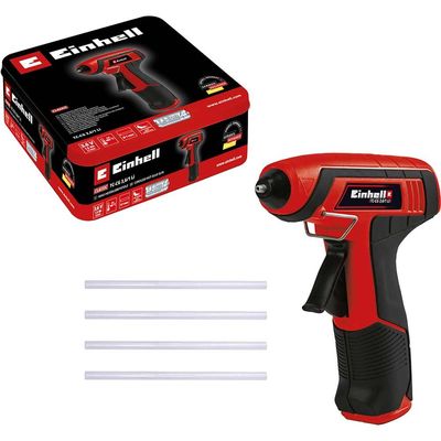Einhell TC-CG 3.6/1 Li 3.6v Cordless Glue Gun 1 x 1.5ah Integrated Li-ion Battery Charger Case