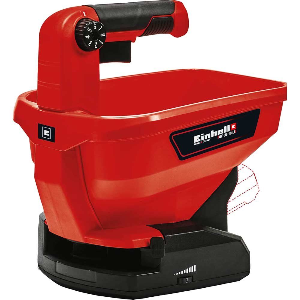 Einhell GE-US 18 Li 18v Cordless Grass, Salt and Seed Spreader No Batteries No Battery Charger - Image 1