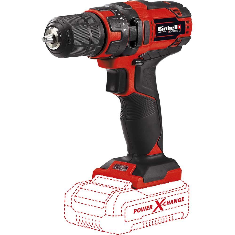 Einhell TC-CD 18/35 Li 18v Cordless Drill Driver No Batteries No Battery Charger No Case - Image 1