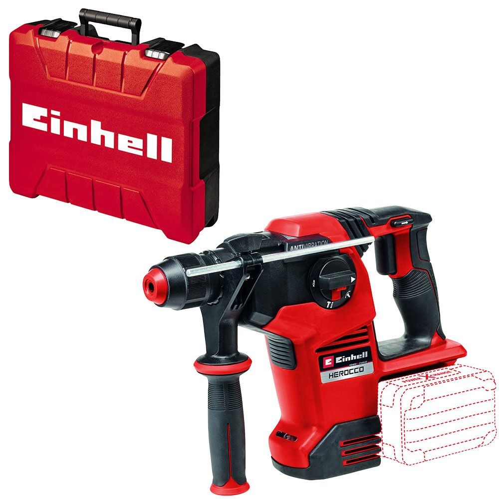 Einhell Professional HEROCCO 36/28 36v Cordless Brushless SDS Plus 4 in 1 Rotary Hammer Drill No Batteries No Battery Charger Case - Image 1