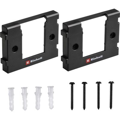 Einhell Battery Wall Mount Storage Brackets for 18v PXC Batteries Pack of 2