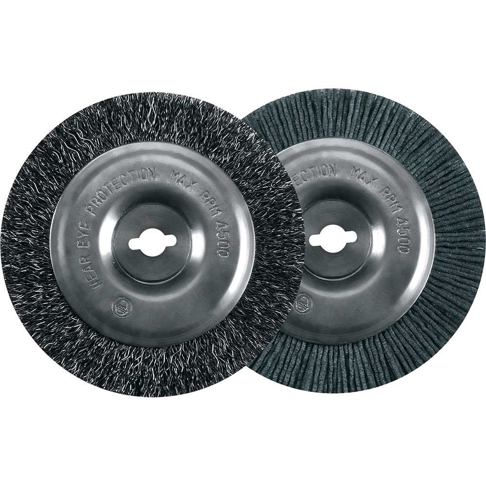 Einhell 2 Piece Replacement Brush Set for GC-CC 18 LI Patio Weeder - Image 1