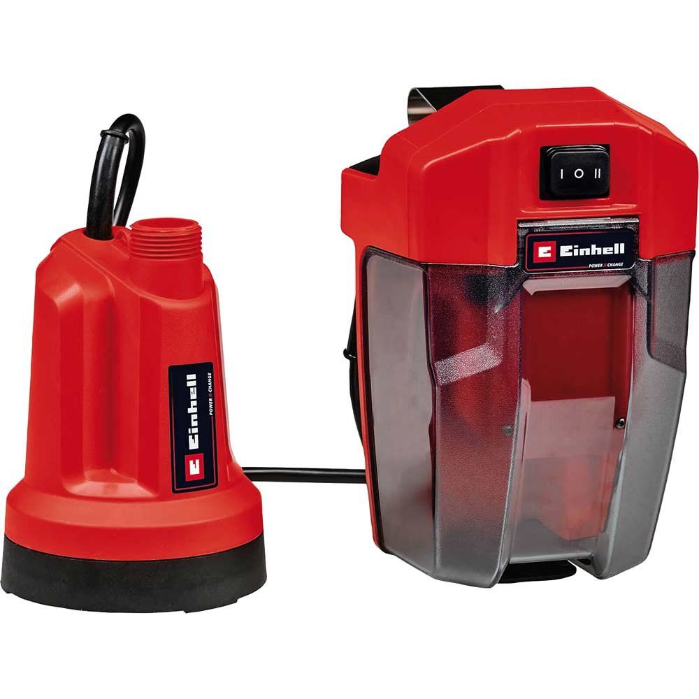 Einhell GE-SP 18 LL Li 18v Cordless Low Level Submersible Clean Water Pump 4500 l/h No Batteries No Battery Charger - Image 1