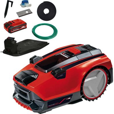 Einhell FREELEXO CAM 500 18v Cordless Robotic Camera Lawnmower 180mm 1 x 3ah Li-ion Battery Charger