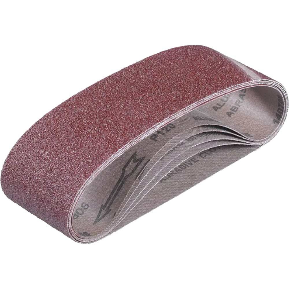 Einhell 75mm x 457mm Sanding Belts 75mm x 457mm Assorted Pack of 6 - Image 1