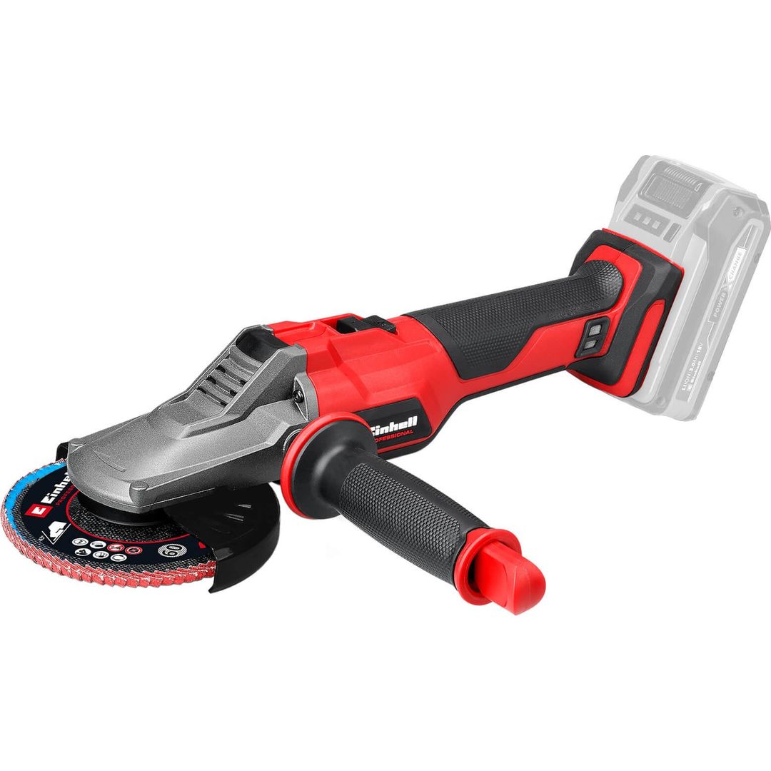 Einhell Professional TP-AG 18/125 F Li BL 18v Cordless Brushless Angle Grinder 125mm No Batteries No Charger No Case - Image 1