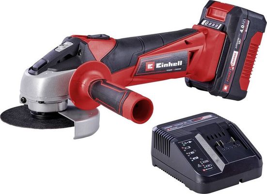 Einhell 4431133 Tc-Ag 18/115 Li Power X-Change Angle Grinder 18V 1 X 4.0Ah Li-Ion