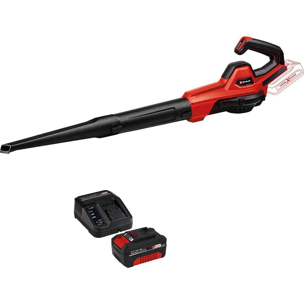 Einhell GE-UB 18/250 Li E 18v Cordless 3 Piece Pipe Garden Leaf and Workshop Blower 1 x 4ah Li-ion Battery Charger - Image 1