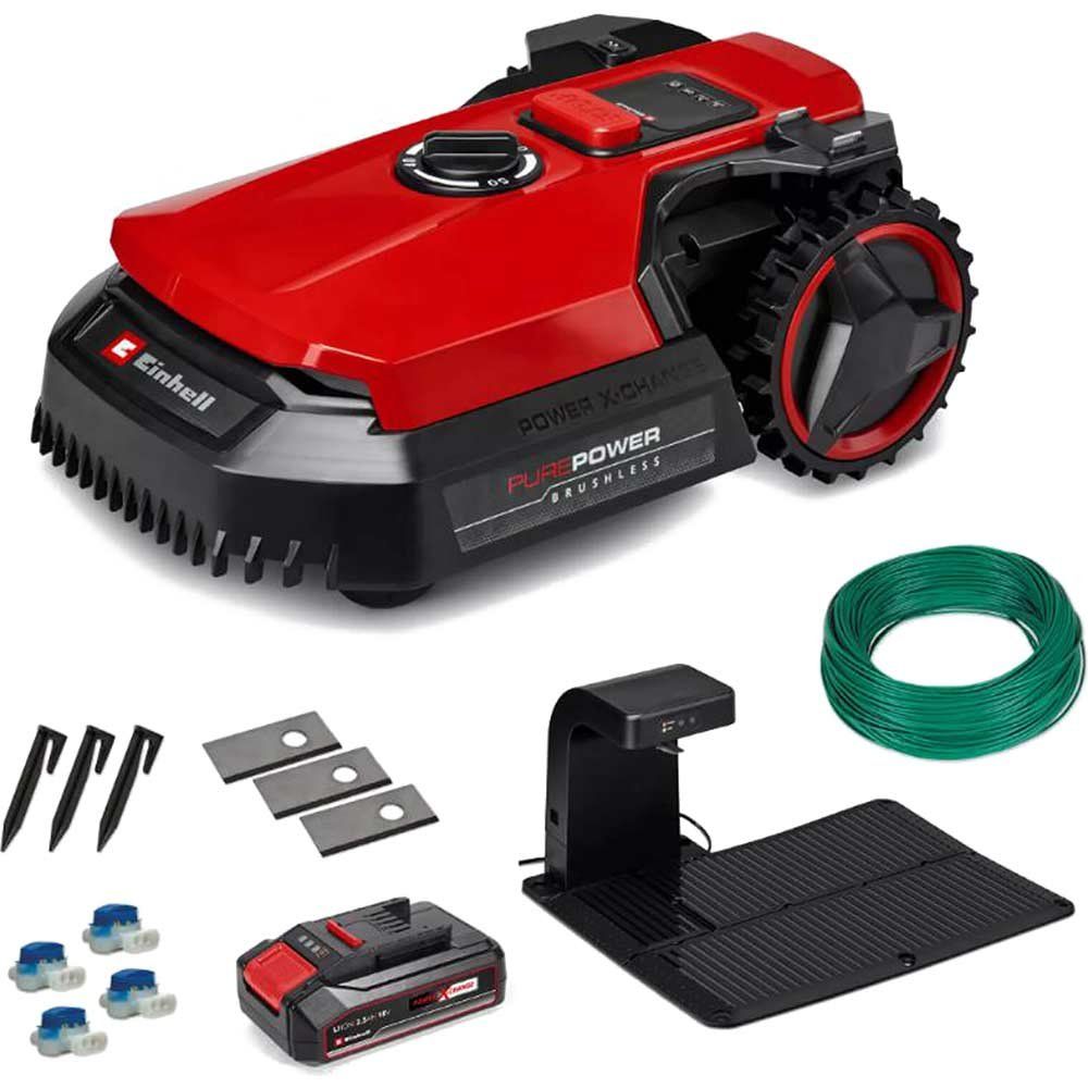 Einhell FREELEXO 500 18v Cordless Robotic Lawnmower 180mm 1 x 2.5ah Li-ion Battery Charger - Image 1