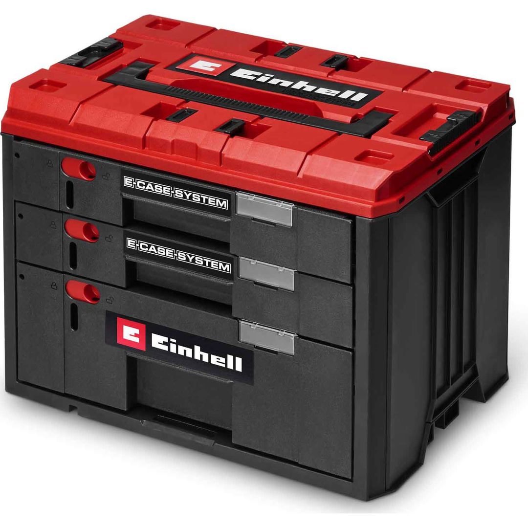 Einhell E Case Stackable 3 Drawer Case - Image 1