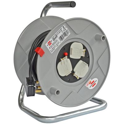 Brennenstuhl 1098253001 Ak 260 Cable Reel 240V 13A 3-Socket 25M