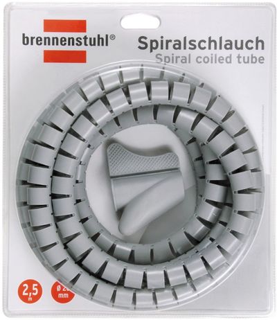 Brennenstuhl 1164360 Spiral Coiled Cable Tidy 2.5M X Ø20Mm