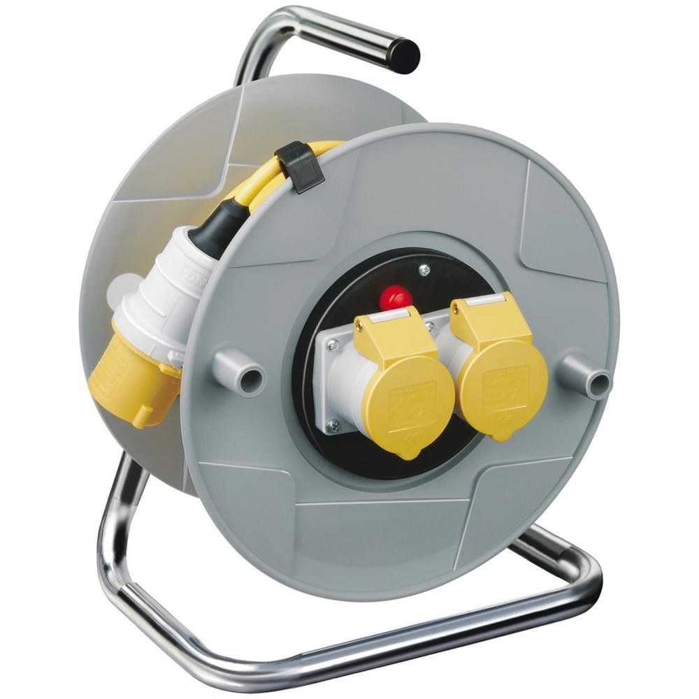 Brennenstuhl 1098783 Ak 260 Cable Reel 110V 16A 2-Socket 50M - Image 1