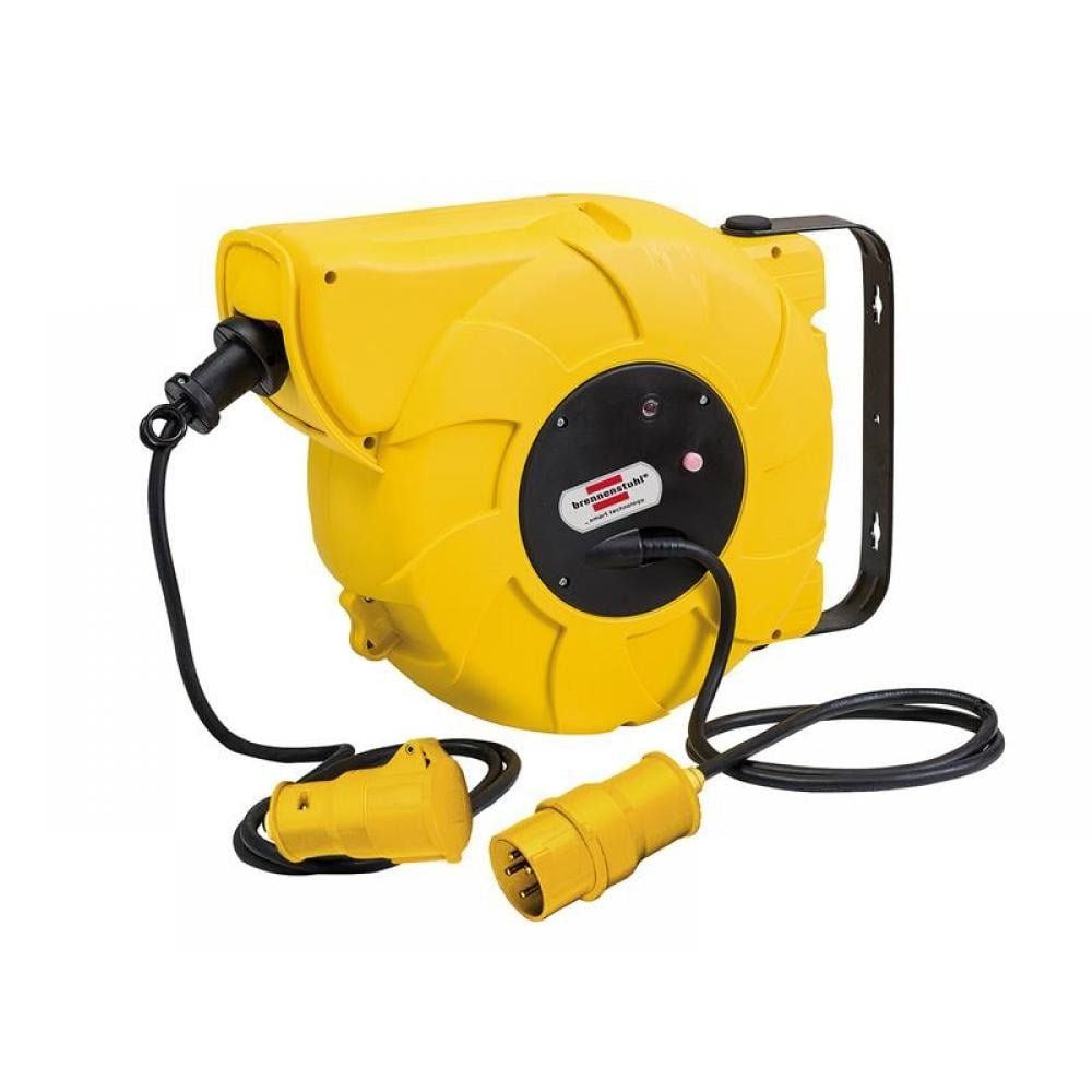 Brennenstuhl 1241003110 Auto Cable Reel 110V 16+2M 16A 1 Socket - Image 1