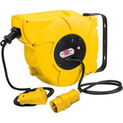 Brennenstuhl 1241003110 Auto Cable Reel 110V 16+2M 16A 1 Socket - Thumbnail 2