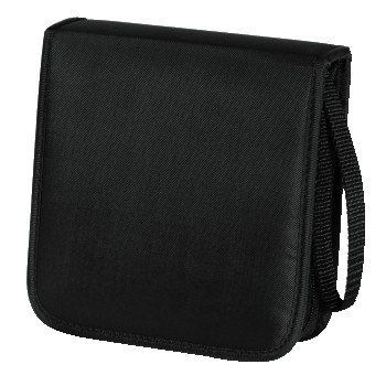 Hama CD Wallet Nylon 20 black 20 discs