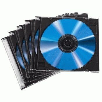 Hama CD Slim Jewel Case pack 50 Pcs 1 discs Transparent - Thumbnail 2
