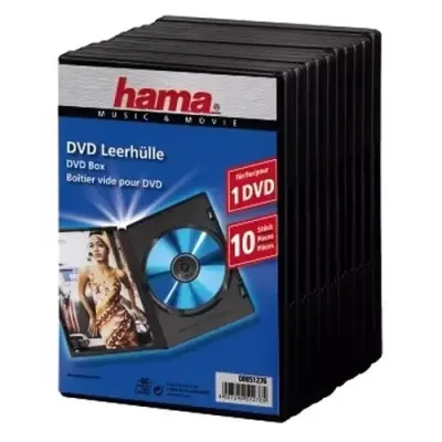 Hama 00051276 optical disc case Jewel case 1 discs Black - Thumbnail 2