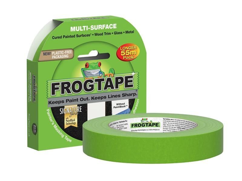 Shurtape, FrogTape, Multi-Surface Masking Tape, 24mm, Plastic - Green - Image 1