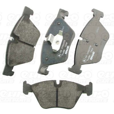Pagid Front Brake Pads Bmw 5 Series F10 (09-) | T1818Ecp | Euro Car Parts - Thumbnail 2