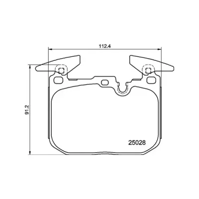 Pagid Front Brake Pads Bmw 1/2/x1/x2 (17-) With M-Sport | Ecp-T2689 | Euro Car Parts