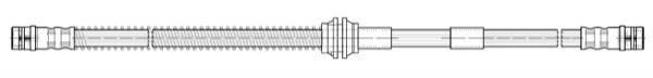 Pagid Front Brake Hose Vw Touareg 06- Pr 1Lf 1Le | 22.921 | Euro Car Parts - Thumbnail 2