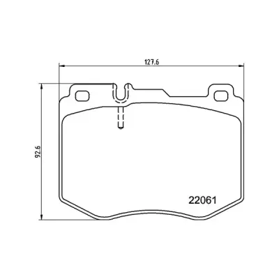 Pagid Front Brake Pad Mercedes Glc (X253) (15-) | Ecp-T2707 | Euro Car Parts