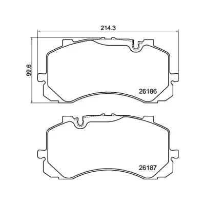 Pagid Front Brake Pads Bentley Bentayga (16-) | Ecp-T2670 | Euro Car Parts
