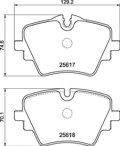 Pagid Front Brake Pads Bmw 5 Series/x3/x4/x5 (16-) *add Clip** | Ecp-T4227 | Euro Car Parts
