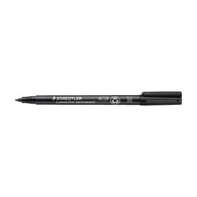 Staedtler 317-9 permanent marker Bullet tip Black