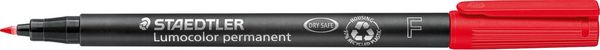 Staedtler Lumocolor 318-2 permanent marker Bullet tip Red 10 pc(s)