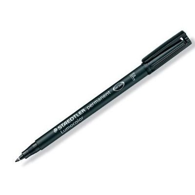 Staedtler 318-9 permanent marker Bullet tip Black 10 pc(s)