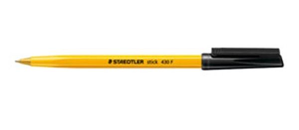 Staedtler 430 F Black Stick ballpoint pen - Thumbnail 2