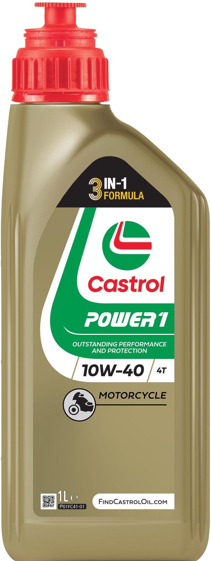 Castrol POWER1 4T 10W-40 Engine Oil 1L - Image 1