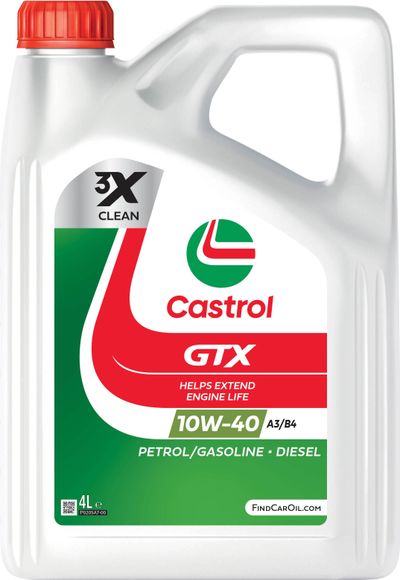 Castrol GTX 10W-40 A3/B4 Engine Oil 4L