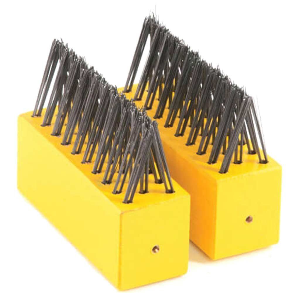 Wolf Garten Genuine Brush Heads for FBM Weeding Brush Pack of 2 - Image 1