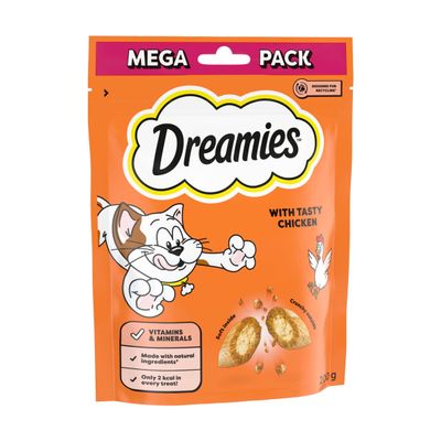 DREAMIES Cat Treat Biscuits With Chicken Flavour 200g