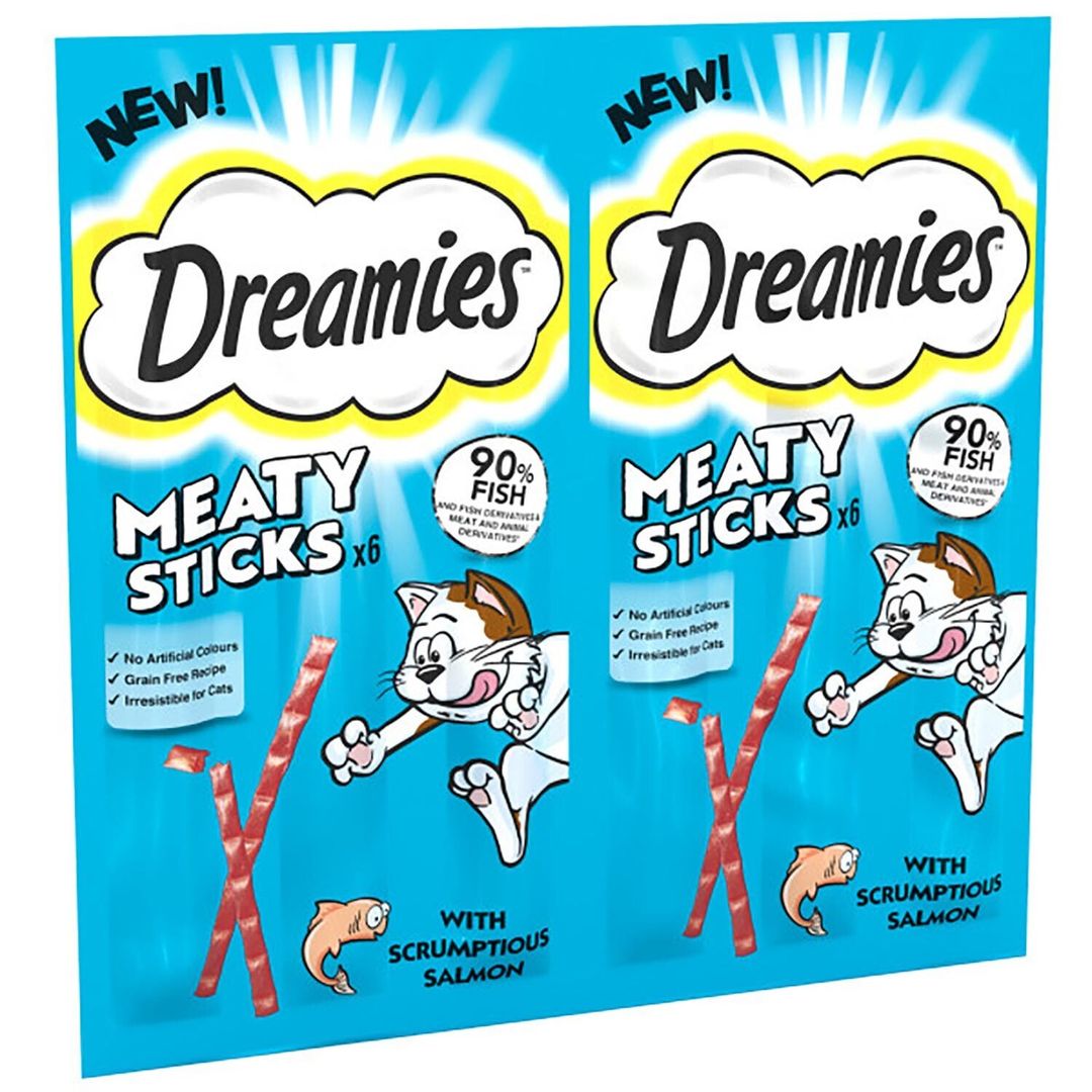 Dreamies Meaty Sticks - Salmon - Image 1