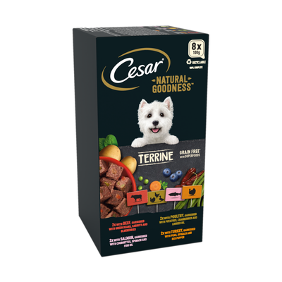 Cesar Natural Goodness Wet Dog Food in Terrine - Thumbnail 2