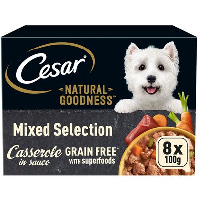 Cesar Natural Goodness Wet Dog Food in Sauce