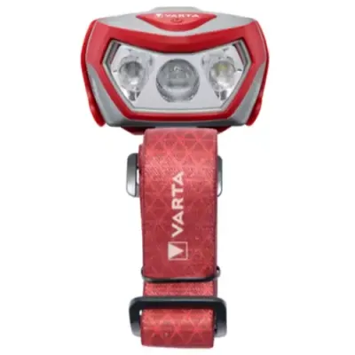 Varta Outdoor Sports H20 Pro Grey, Red Headband flashlight LED - Thumbnail 2