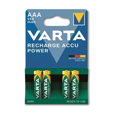 Varta Ready2Use HR03 4pcs Rechargeable battery AAA Nickel-Metal Hydrid