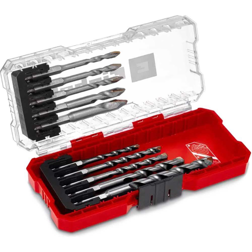 Einhell 10 Piece Ceramic Tile & Masonry Drill Bit Set in S Case - Image 1