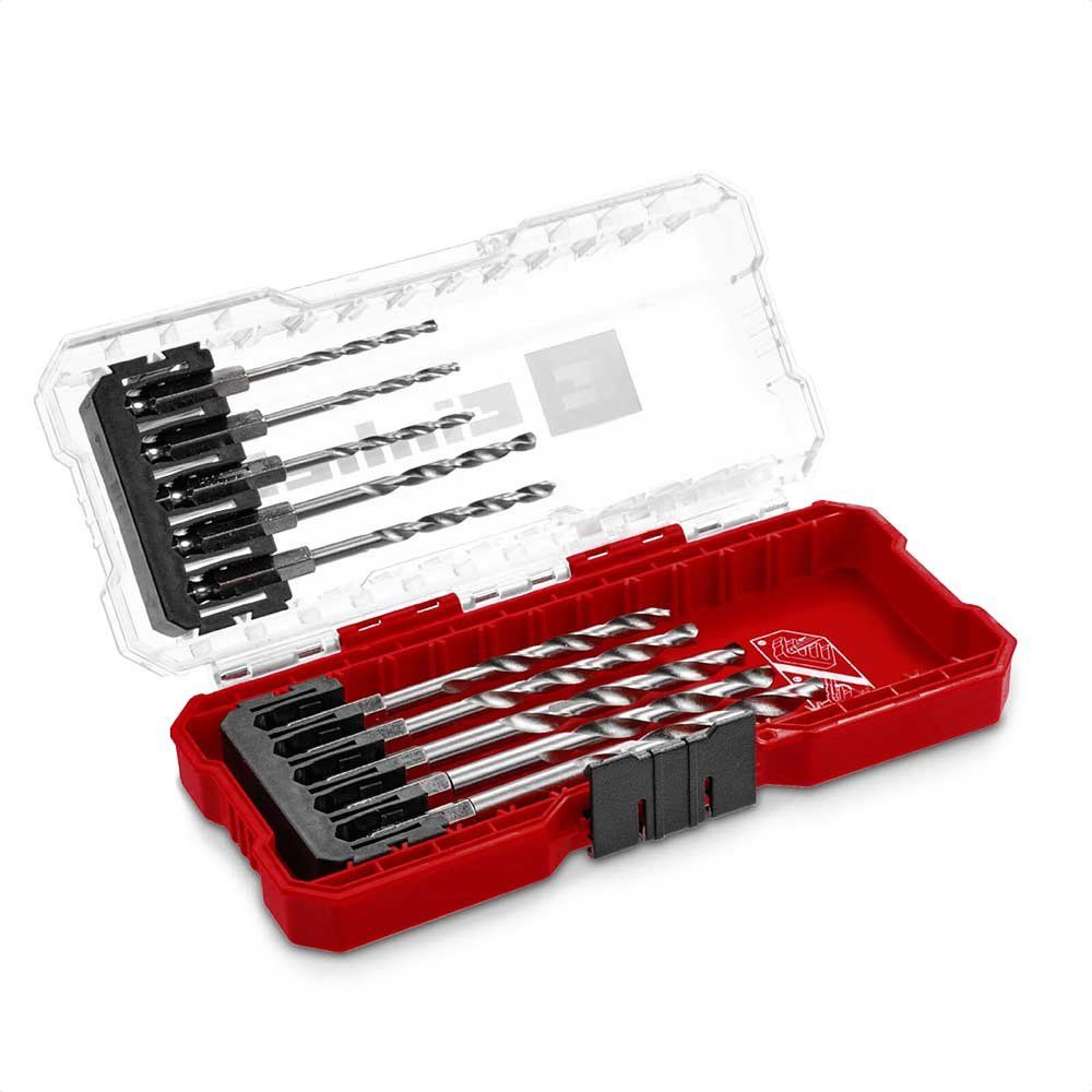 Einhell 10 Piece Hex Shank HSS Drill Bit Set in S Case - Image 1