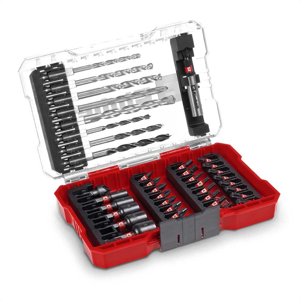 Einhell 39 Piece Hex Shank Screwdriver and Assorted Drill Bit Set in M Case - Image 1