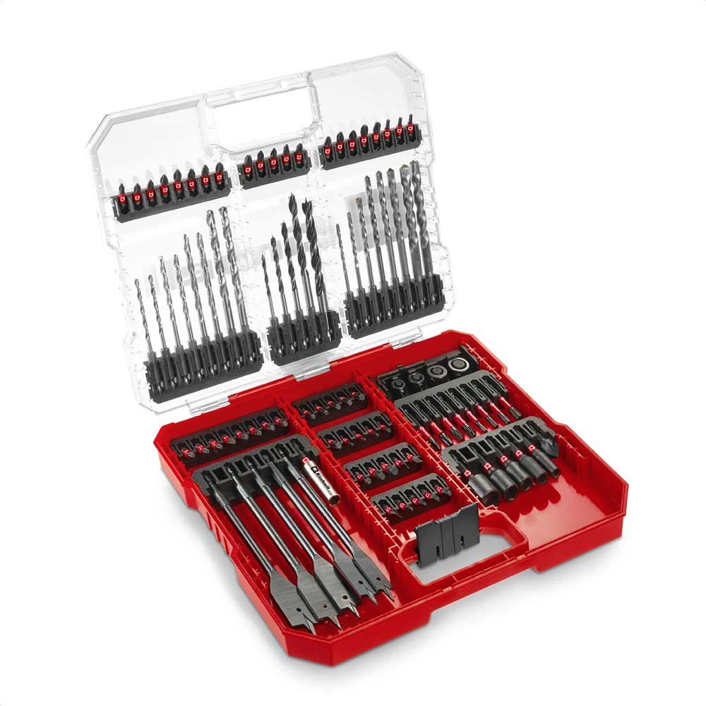 Einhell 95 Piece Impact Drill and Screwdriver Bit Set in XL Case - Image 1