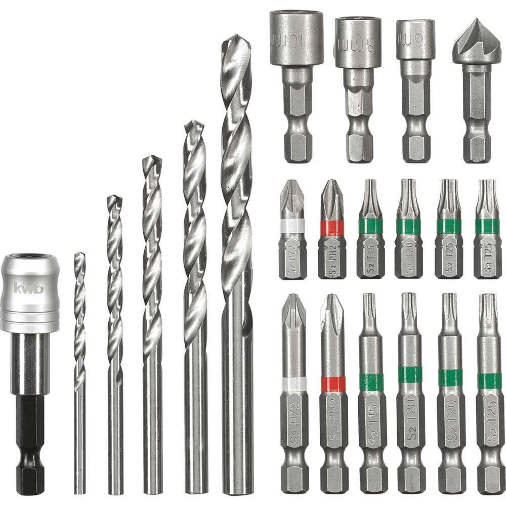 Einhell 22 Piece HSS Drill and Screwdriver Bit Set - Image 1